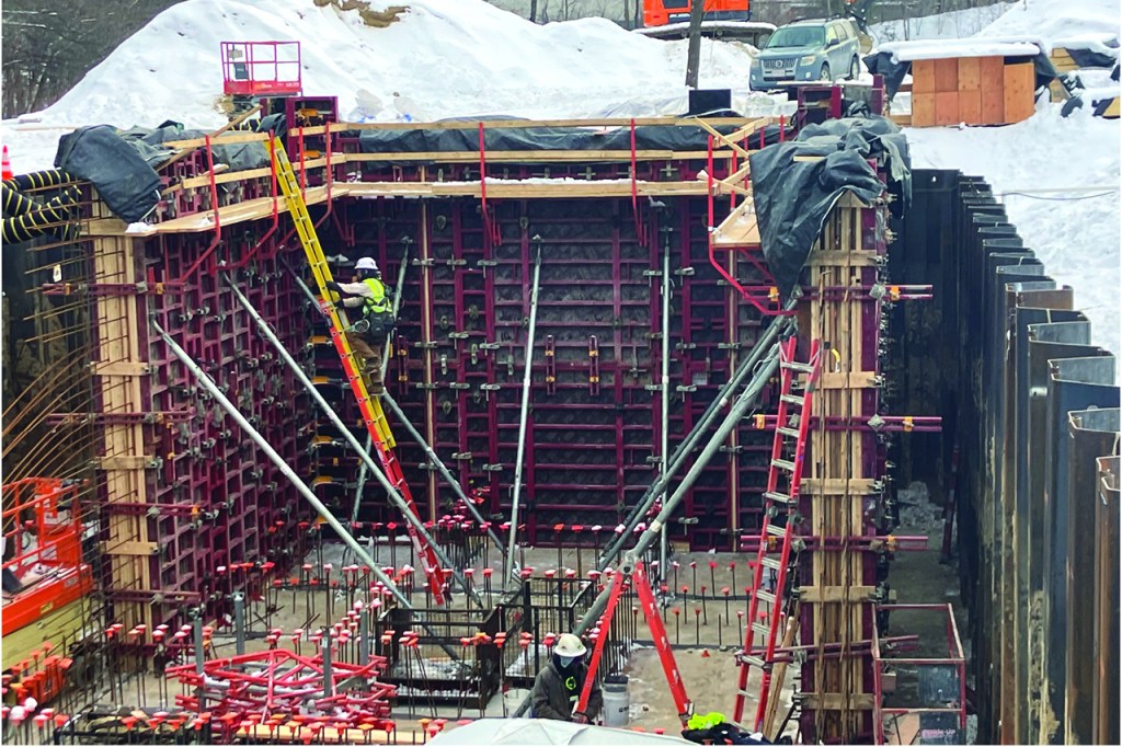 Tertiary Building Construction Advances Despite Winter&nbsp;Conditions